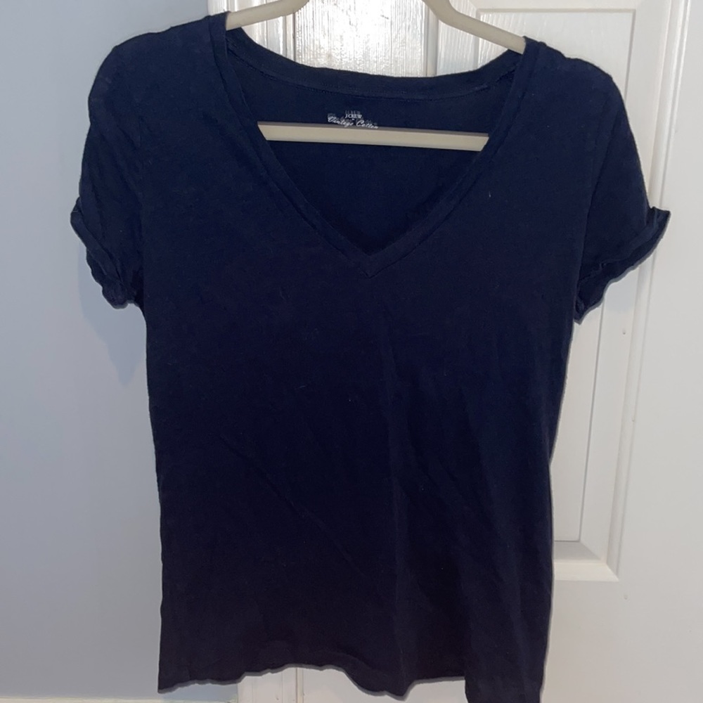 J.Crew navy v-neck